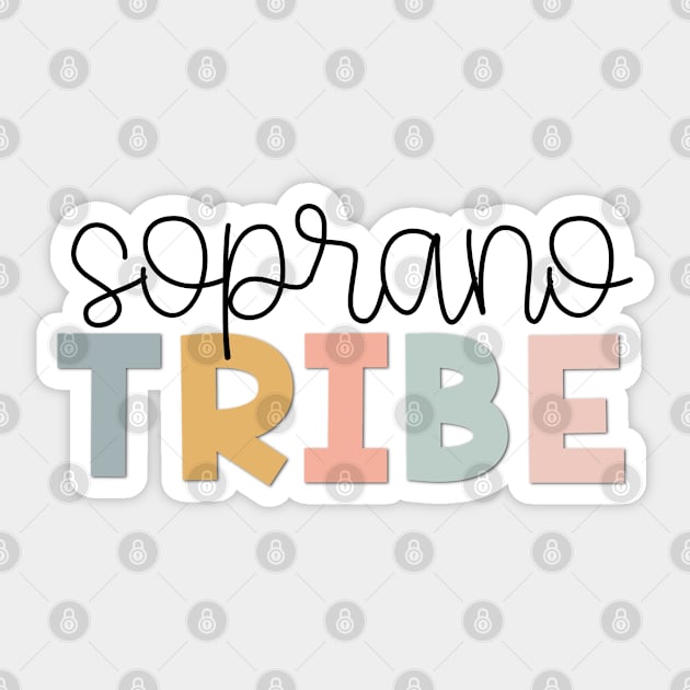 Soprano Tribe Muted Pastels Sticker by broadwaygurl18